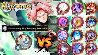 NxB NV: Test New 4 Sakura GNW "Summoning: Slug Recovery Formation" VS EX Ultimate Jutsu