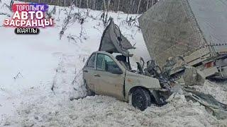 Гляди как колотятся Водятлы! Зимние Торопыги ДТП