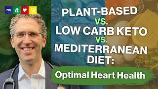 Plant Based vs Low Carb Keto vs Mediterranean Diet: Optimal Heart Health