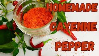 Preserving the HEAT- Dehydrating CAYENNE PEPPERS for Long-Term Storage