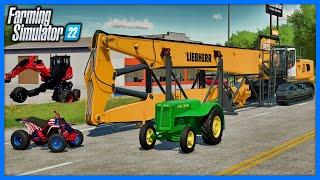 New Mods FS22 - John Deere AOS, Phiber Dash, Liebherr R960, & USA Quad! (45 Mods)