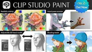 Clip Studio Paint Ver. 2.0 overview with staff demonstrations!