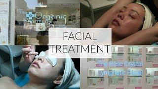 FACIAL TREATMENT ROSE CRYSTAL LYMPHATIC FACIAL THE ORGANIC PHARMACY