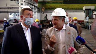 Губернатор Александр Никитин посетил завод «Комсомолец»