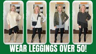 DON'T Wear Leggings Like This OVER 50! *How to Wear Leggings* #styleover50 #over40 #fashionover50
