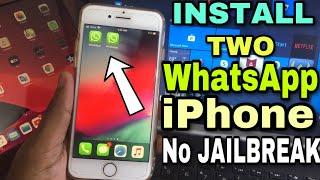 how to install two whatsapp in one iphone without jailbreak || Dual whatsapp for iphone