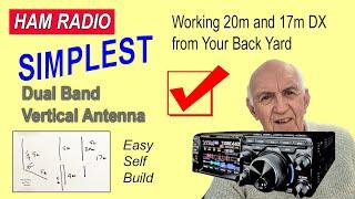 Ham Radio Dual Band Vertical - Easy Construction.