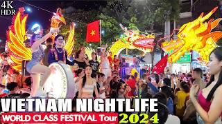  HANOI Hot Nights Walking StreetFriday Nightlife VIETNAM  Old Town Night Walking Tour 4K