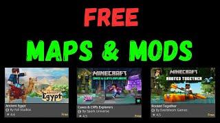 How to get Minecraft Maps & Addons Free  || Top #2 way to get Minecraft Mods & Maps Free