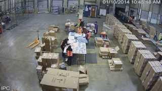 Example of Hi-Definition Video Surveillance of a Factory Floor - by CCTVDOC.COM