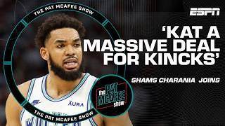 'The Knicks got it done' - Shams Charania on MASSIVE trade to acquire KAT | The Pat McAfee Show