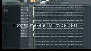 How to make a TDF/Perc40 type beat