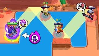 DARRYL's HYPERCHARGE 1000% CALCULATED vs NOOB TEAMERS Brawl Stars 2024 Funny Moments, Fails ep.1461