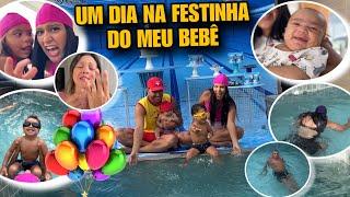 UM DIA INTEIRO COM A GENTE NA FESTINHA DO MEU FILHO!!!  *ELA MACHUCOU O DEDO*