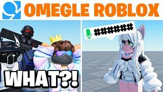 I TROLLED People in Roblox Omegle Voice Chat...