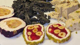 Natural desserts - black cherry  halva