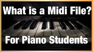 What is a Midi-File? How to learn songs on piano with it.