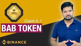 BAB TOKEN  | Claim Your Web3 identity NFT | What is Binance Account Bound (BAB)