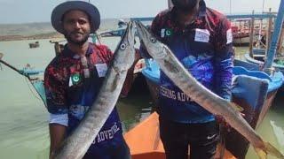 Charna Island fishing trolling & Bottom fishing  | Giant Barracuda Grouper fish | handline fishing