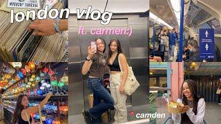 LONDON VLOG in camden ft. carmen (+shopping haul)