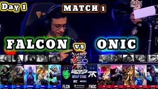 Match 1 - FALCON vs ONIC - MLBB MSC 2024 x EWC Group Stage | (ID)