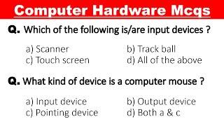 Hardware & Input-Output Devices Mcqs | Computer MCQ'S