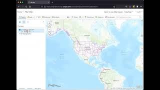 arcGIS online intro - add data - make sharable map