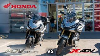 2022 Honda ADV 350 vs X-ADV 750 Side By Side, All Details, First look