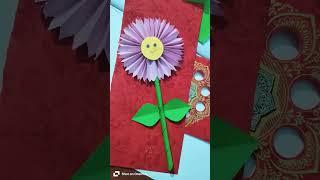 sunflower #shortsvideo #editing #craft #colourpaper #ideas