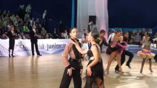 MIKE & ROXY - MOSCOW - IDSF WORLD JUNIOR II LATIN 2011 - R1 - JIVE