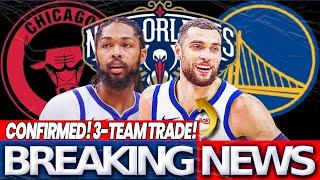 CONFIRMED NOW ! YOU WON'T BELIEVE THIS BLOCKBUSTER 3 TEAM TRADE! GOLDEN STATE WARRIORS!