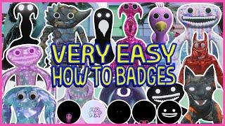 UPD 16 - How to get Badges in Garten of Banban : ANNIVERSARY AND  ALL New Morphs Update & Roblox RP