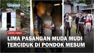 Lima Pasangan Muda Mudi Terciduk di Pondok Mesum, Ditemukan Kondom Bekas Pakai