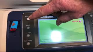 Xerox workcenter 7525 7535 7545 7555 screen unresponsive. Flashing green help light. Won't power on.