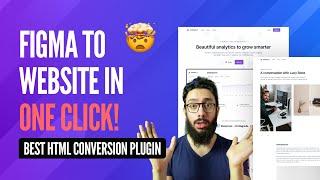 Convert Figma to Website in ONE CLICK! (Best HTML Conversion Plugin)