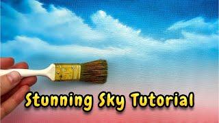 Anyone Can Paint A STUNNING SKY in Oil: Easy Tutorial!