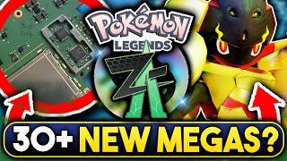 POKEMON NEWS! 30+ NEW Z-A MEGA EVOLUTIONS RUMOR! NEW SWITCH 2 IMAGE LEAKS & MORE!