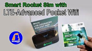 Smart Rocket Sim with LTE-Advanced Pocket Wifi Test & Setup  [ Tagalog ]