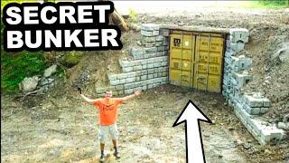 BUILDING SECRET UNDERGROUND BUNKER! Part 1