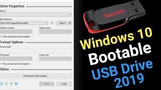 how to make bootable usb windows 10  | Rufus 3.8 | UPDATED 2019