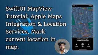 SwiftUI MapView Tutorial: Apple Maps Integration & Location Services, Mark current location in map.