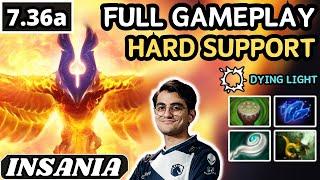 7.36a - Insania PHOENIX Hard Support Gameplay 21 ASSISTS - Dota 2 Full Match Gameplay