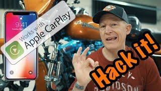 Apple Car Play Hack for Harley Boom Box GTS!