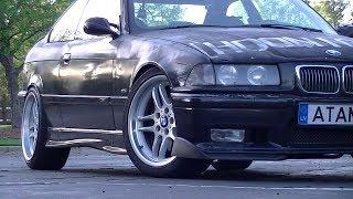 BMW E36 M3 on 18 Inch Parallel Style 37 Wheels, БМВ Е36 18-ти дюймовые заводские параллели