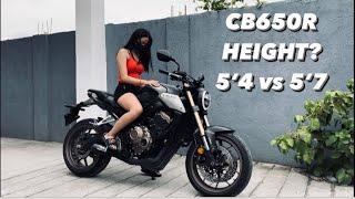 HONDA CB650R SEAT HEIGHT | COLD START | AUSTIN RACING EXHAUST