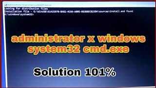 administrator x windows system32 cmd.exe | How to repair administrator x windows | Hiking Tech |2021