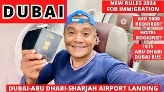Dubai New Visa Rules For Indian & Pakistani 2024 | Show Money, Hotel Booking & Immigration