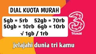 Kode dial tri murah || paket tri murah 2021 terbaru