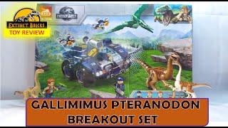 LEGO PTERANODON BREAKOUT SET I GALLIMIMUS BREAKOUT LEGO SET