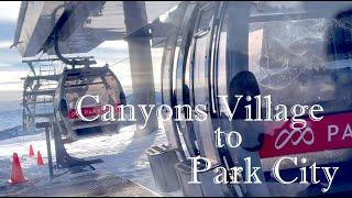 How to ski from Park City to Canyon Village | Quicksilver Gondola